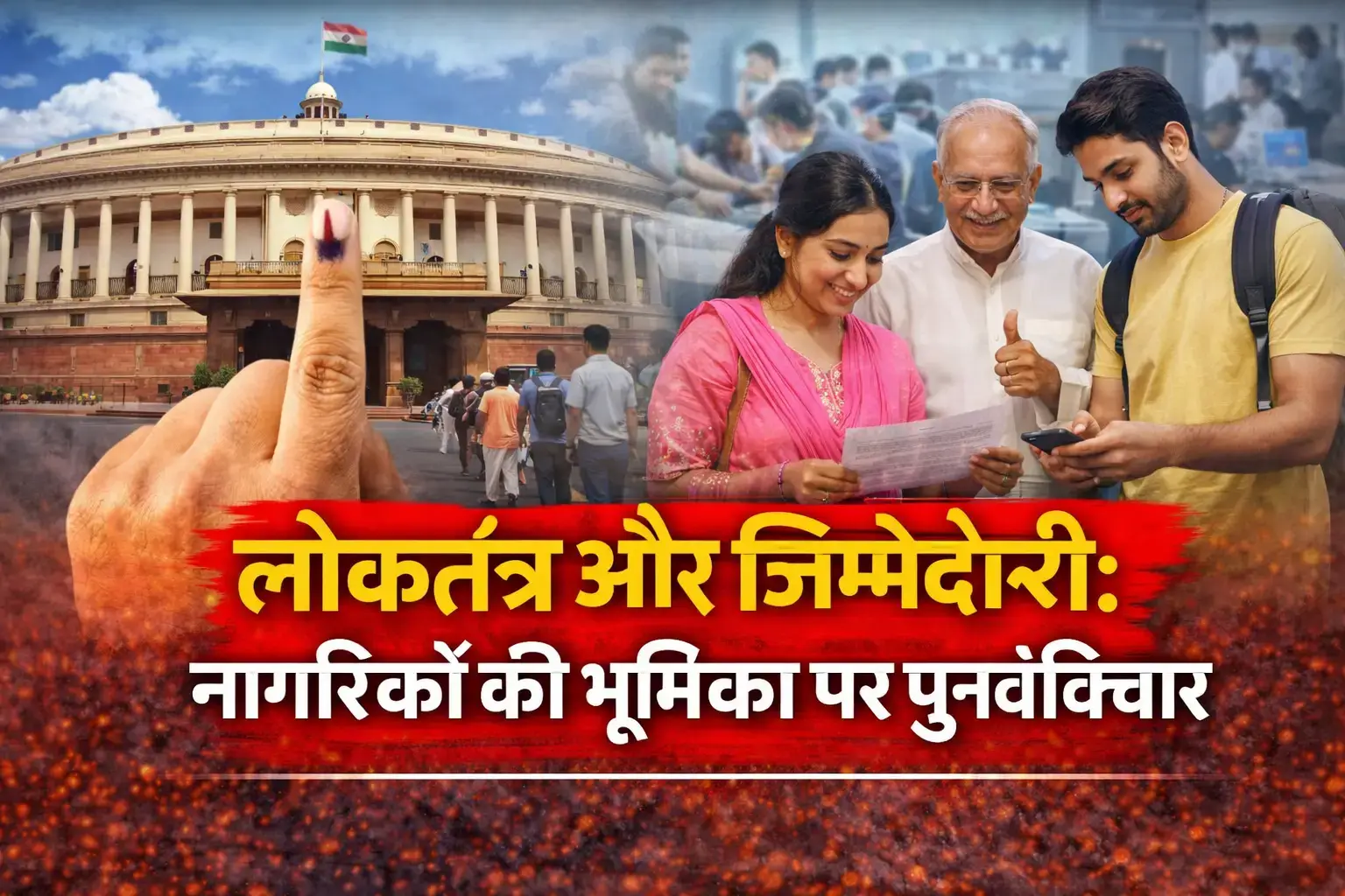 लोकतंत्र और जिम्मेदारी: नागरिकों की भूमिका पर पुनर्विचार