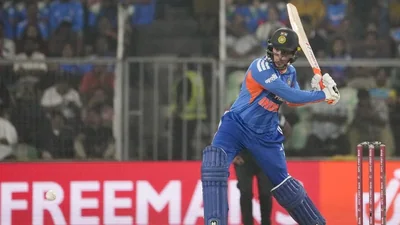 Abhishek Sharma plays a shot during the fifth T20I 1770914897228 1770914905919