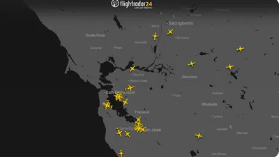 Flightrader24 सुपर बाउल समाप्त होने के 2 घंटे के भीतर बे एरिया से प्रस्थान करने वाले सैकड़ों निजी जेट दिखाता है