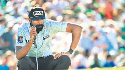 Sahith Theegala of the United States lines up a pu 1772013965978