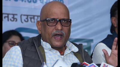 Uttar Pradesh Congress chief Ajay Rai at a press c 1771077764031