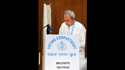 Biju Janata Dal BJD chief Naveen Patnaik casts h 1774025213801