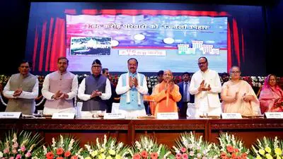 Chief minister Yogi Adityanath attends a programme 1772308865050