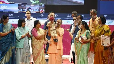 Chief minister Yogi Adityanath during a programme 1772979080878