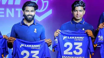 Rajasthan Royals Ravindra Jadeja and Vaibhav Sury 1773851559344