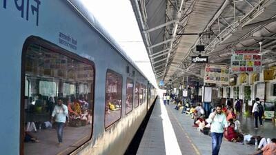 A Shatabdi Express train in Ludhiana HT File 1777285129377