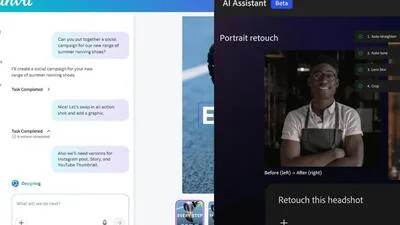 Canva AI 2 0 s conversational agents and right 1776344756515