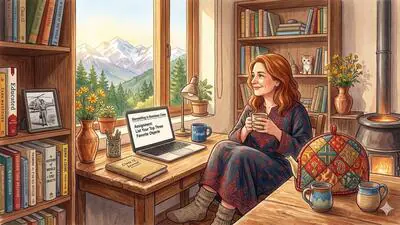 In Manali the light streams in early lighting up 1776574643628