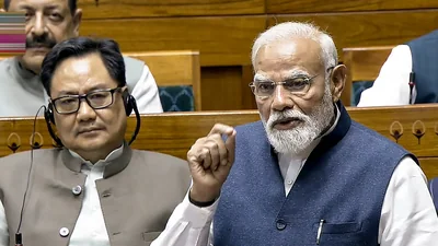 महिला आरक्षण बिल पर पीएम मोदी का विपक्ष पर तंज, कहा- ‘किसी को भी विज्ञापन देने को तैयार’| भारत समाचार