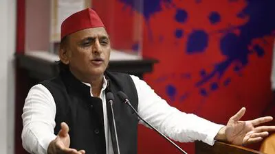 Samajwadi Party president Akhilesh Yadav addressin 1776618517701