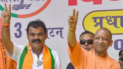 Uttar Pradesh chief minister Yogi Adityanath at an 1776886295190