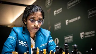 Vaishali beat Kateryna Lagno in the final round 1776278225414