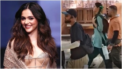 शक्ति शालिनी सेट से अनीत पड्डा का स्कूली छात्रा लुक ध्यान खींचता है; प्रशंसक प्रतिक्रिया देते हैं