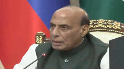 quotnot an era of warquot defence minister rajnath singh advocates for peace at sco meeting