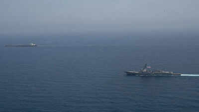 quotshadow fleetquot intercepted us navy forces sanctioned tanker sevan to retreat toward iran