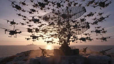 swarm drone radar for surveillance final