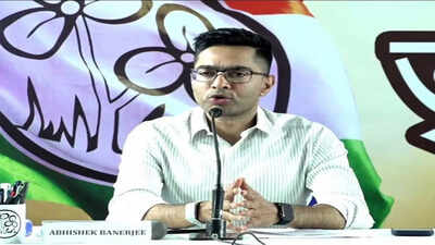 west bengal abishek banerjee asks tmc workers to use quotfull mightquot for polls calls bjp quotbang