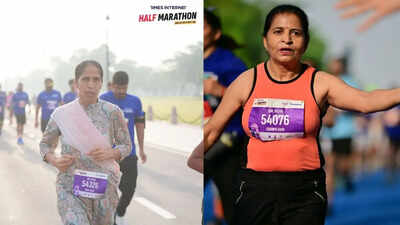 50+ श्रेणी की 5K महिलाएं: उम्र, अनुभव और आगे बढ़ते रहने का जज्बा | टाइम्स इंटरनेट हाफ मैराथन 2026 | भारत समाचार