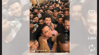 Crowds gathered outside Swatch stores in Mumbai fo 1779113906528