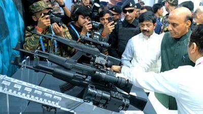 प्रौद्योगिकी-संचालित युद्ध में भविष्य के लिए तैयार रहने के लिए आश्चर्य का तत्व महत्वपूर्ण है: राजनाथ सिंह