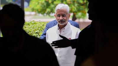 External affairs minister SJaishankar arrives with 1779726171452