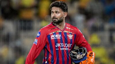 Lucknow Super Giants skipper Rishabh Pant during t 1778508845372