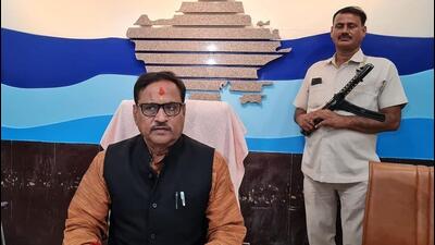 Mahesh Joshi when he was a minister in the former 1778124959998