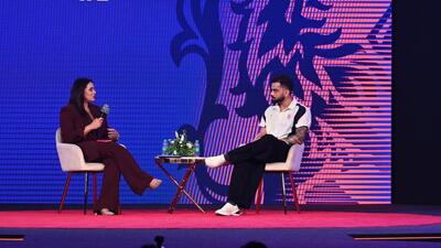 Virat Kohli at RCB Innovation Lab Indian Sports Su 1779207654713