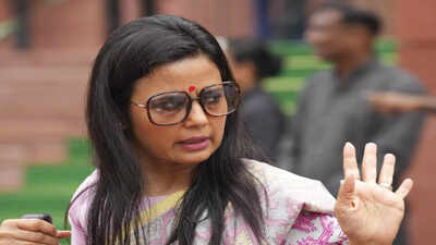new delhi tmc mp mahua moitra during the monsoon session of the parliament in