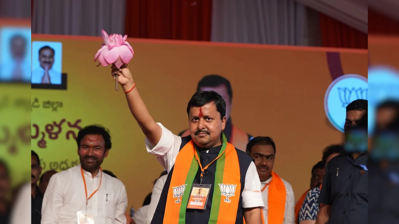 भाजपा प्रमुख नितिन नबीन ने 2028 तेलंगाना लक्ष्य निर्धारित किया, डबल इंजन सरकार का संकल्प लिया