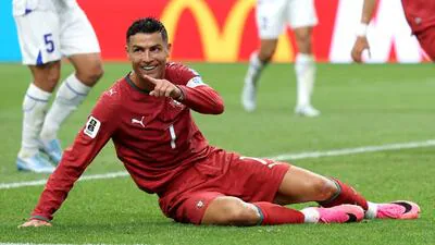 Cristiano Ronaldo scored twice against Uzbekistan 1782315085402