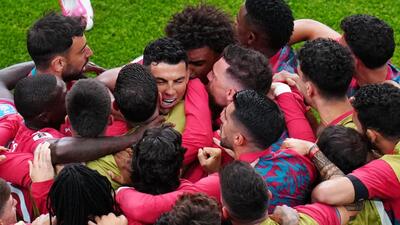 Portugal s Cristiano Ronaldo centre celebrates w 1782300552173