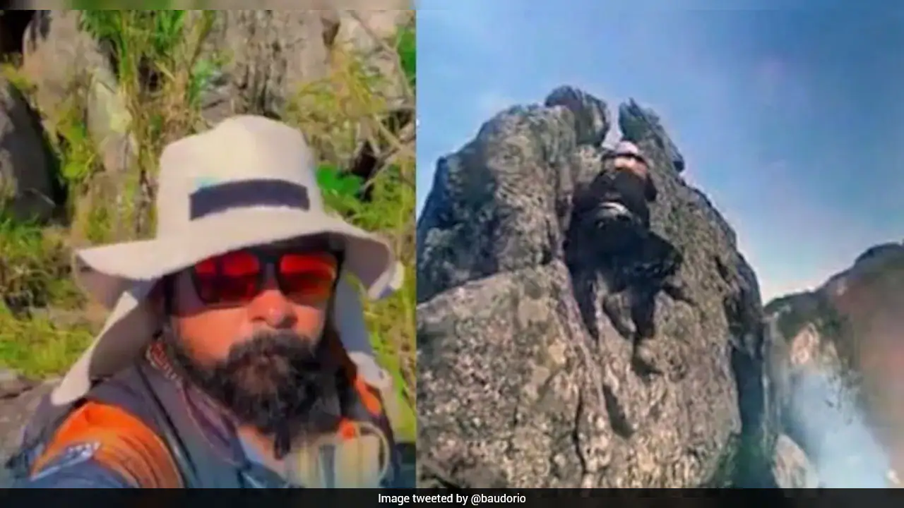 फोटो के लिए पोज देने के बाद 500 फुट नीचे गिरने से यात्री की मौत, कैमरे में कैद हुई डरावनी घटना