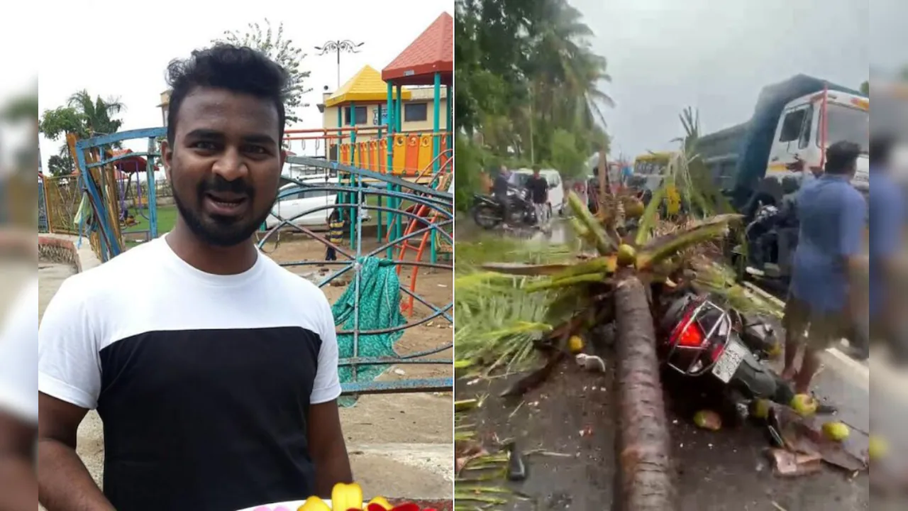मीरा-भायंदर हादसा, ठाणे में चलती बाइक पर नारियल का पेड़ गिरने से पूर्व डिप्टी मेयर अशोक पाटिल के बेटे राहुल अशोक पाटिल की मौत