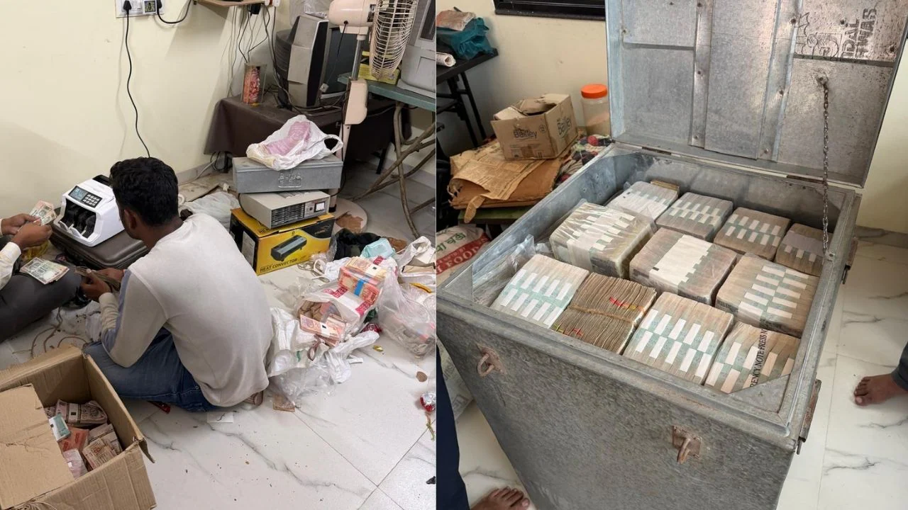 महाराष्ट्र के छत्रपति संभाजीनगर में डॉन बाबा फरजान के घर से नकदी और हथियारों का ढेर मिला