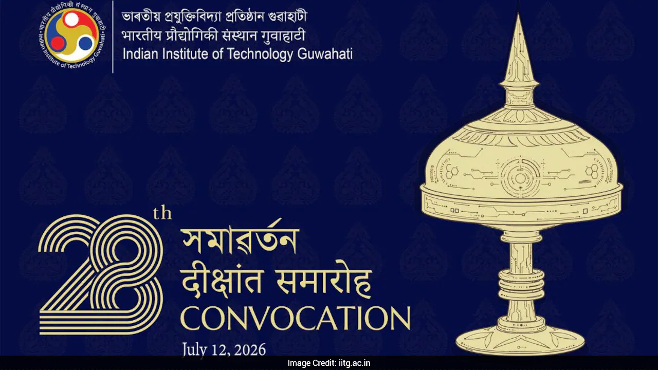 आईआईटी गुवाहाटी 28वां दीक्षांत समारोह: यूजी, पीजी और पीएचडी कार्यक्रमों में 2,265 डिग्रियां प्रदान की गईं