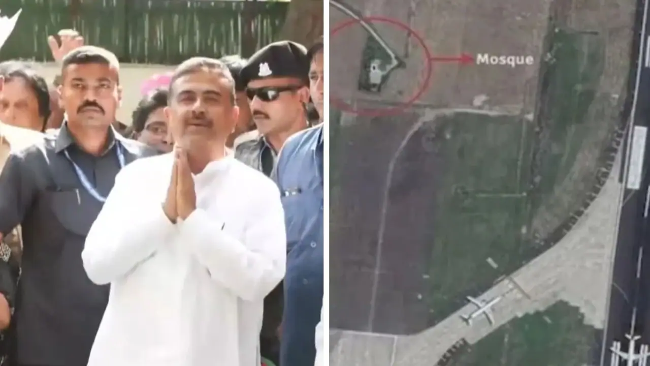 कोलकाता एयरपोर्ट मस्जिद में प्रवेश रोका गया, मुख्यमंत्री सुवेंदु अधिकारी ने किया समर्थन