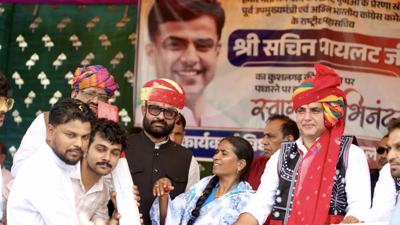 मिशन 2028 के लिए जनजातीय आउटरीच में सचिन पायलट ने मेवाड़-वागड़ का दौरा किया