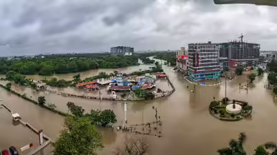 कैसे कंक्रीटीकरण शहरों को मानसूनी बाढ़ के जाल में बदल रहा है | भारत समाचार 3 1784211022 photo credit pti