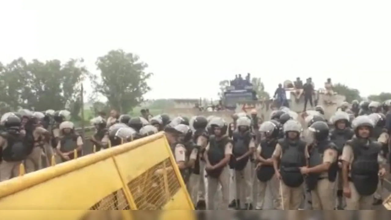 शम्भू, फिर से। किसानों का दिल्ली मार्च हरियाणा बॉर्डर पर रोका गया