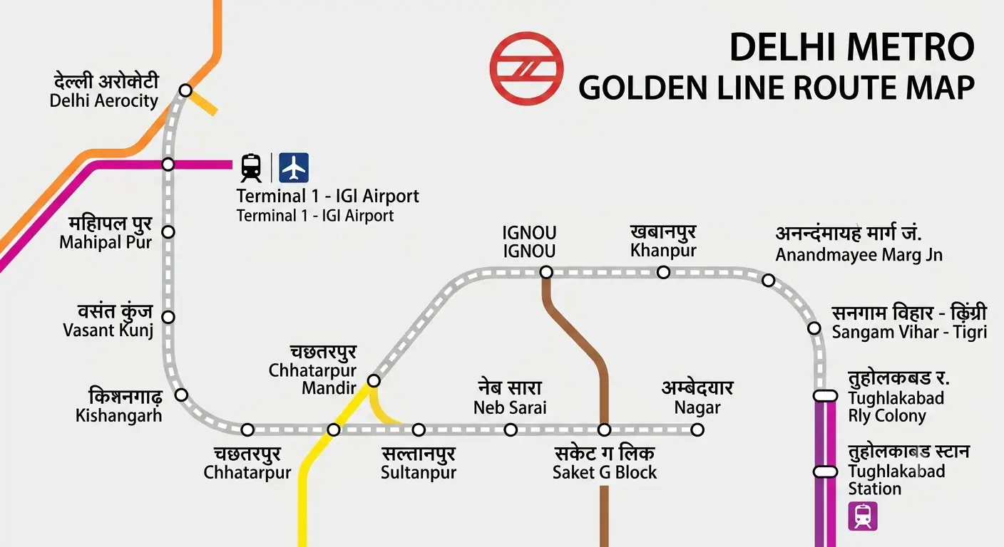 दिल्ली की गोल्डन लाइन मेट्रो: जहां घर की कीमतें, किराए सबसे ज्यादा बढ़ सकते हैं
