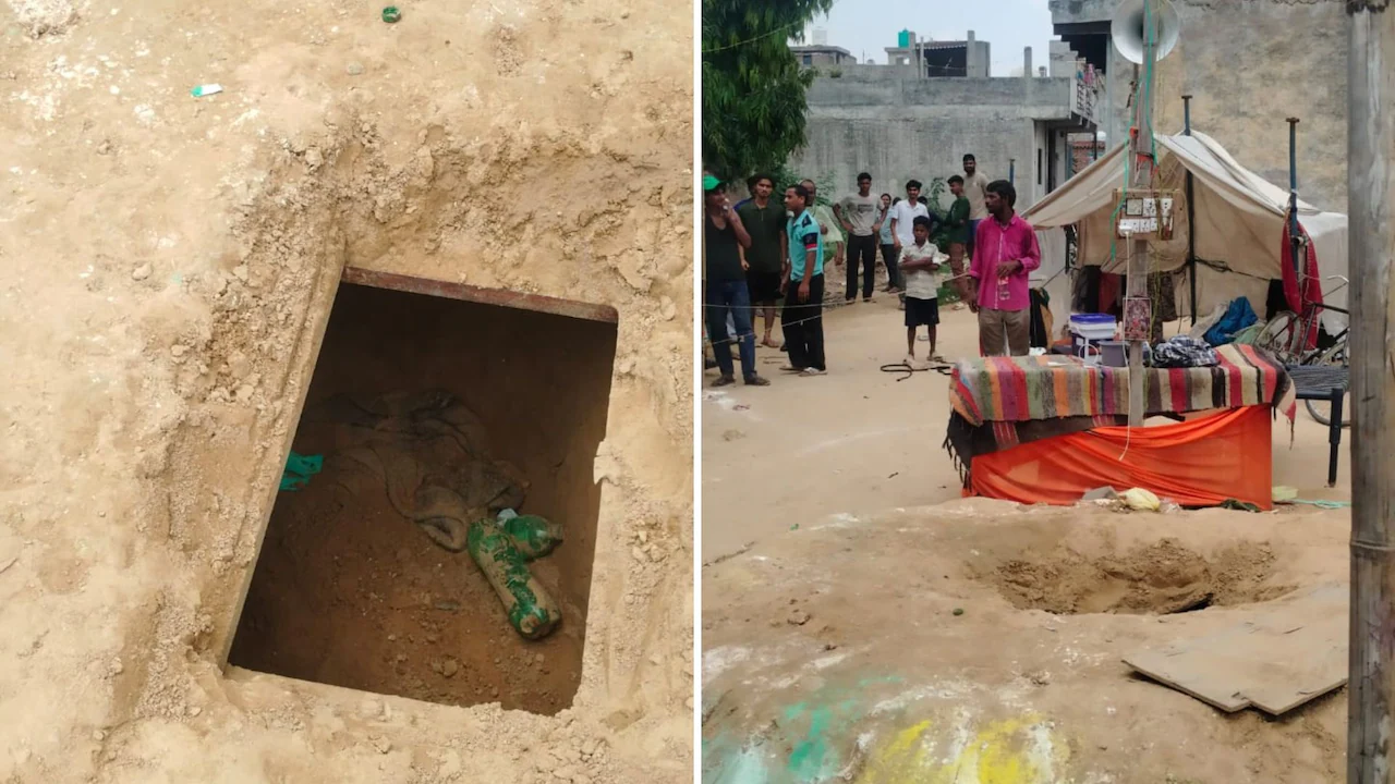 हरियाणा में नूंह सर्कस में सार्वजनिक 'लाइव दफन' स्टंट की मौत, 36 घंटे बाद मिला शव 1 हरियाणा में नूंह सर्कस में सार्वजनिक 'लाइव दफन' स्टंट की मौत, 36 घंटे बाद मिला शव
