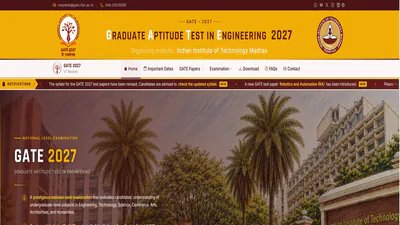 IIT GATE 2027 परीक्षा की तारीखें, पाठ्यक्रम संशोधित, रोबोटिक्स और ऑटोमेशन पर नया पेपर जोड़ा गया 2 GATE 2027 1785219504915 1785219516051 684bb75c c3a8 431a 81f6 0a6db096d21c