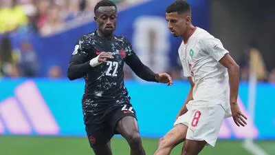Morocco s Azzedine Ounahi 8 who scored two goal 1783192533675
