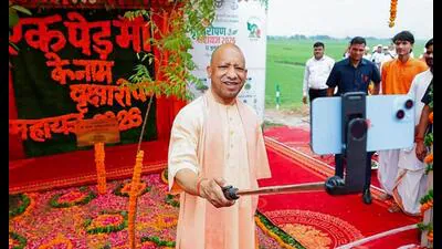 Uttar Pradesh chief minister Yogi Adityanath durin 1783885657716