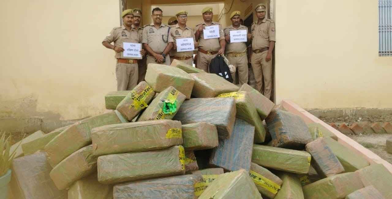 ऑपरेशन दहन में करोड़ों का नशा राख, मऊ पुलिस की बड़ी कार्रवाई,  नशे के सौदागरों को कड़ा संदेश