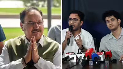 'कुछ समय का अनुरोध': सीजेपी नेताओं ने 3 मांगों के साथ जेपी नड्डा से मुलाकात की; संसद मार्च के बीच प्रधान से मिले अमित शाह | भारत समाचार 4 cockroach janata party leaders met union minister jp nadda