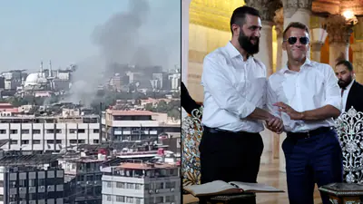 damascus blast macron visit 1783410107219 1783410113905 e26e057a 373f 4237 a53b e65f8bfbe4fb