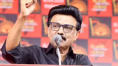 कांग्रेस ने भाजपा-द्रमुक गठबंधन की चर्चा को खारिज कर दिया क्योंकि स्टालिन परिसीमन विधेयक पर अपना रुख स्पष्ट कर रहे हैं भारत समाचार 1 dmk chief mk stalin had earlier staunchly opposed the delimitation exercise in its previous form