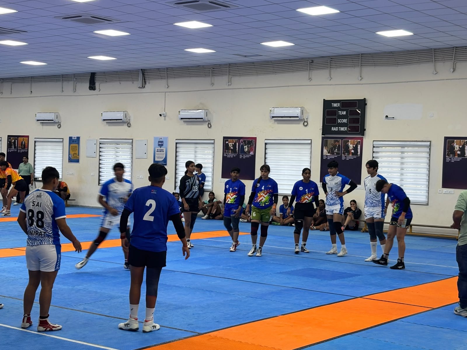 अंतर-SAI कबड्डी प्रतियोगिता 2026–27: दूसरे दिन गांधीनगर और चेन्नई का दबदबा 1 WhatsApp Image 2026 10 15 at 12.15.41 AM